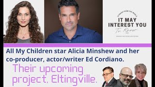 All My Children star, Alicia Minshew, yuks it up with Co Producer Ed Cordiano! video