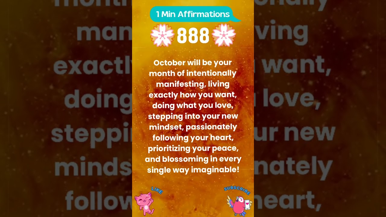888 #affirmations #motivation #trusttheprocess