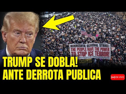TRUMP DERROTADO EN MINNESOTA! TERMINA DOBLÁNDOSE ANTE LA PRESIÓN