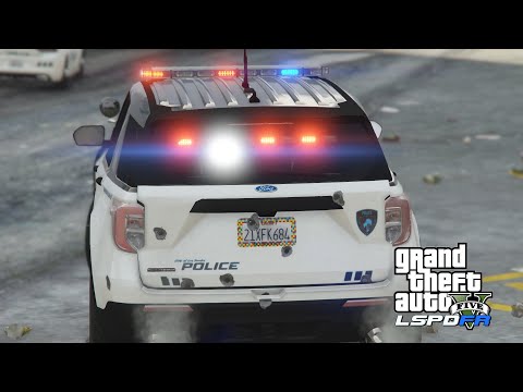 Playing GTA5 As a Police Officer City Officer LSPD [LSPDFR] EP12 What Kinda Gun is that? #lspdfr