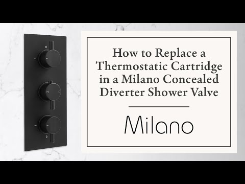 How to Replace a Thermostatic Cartridge in a Milano Concealed Diverter Shower Valve