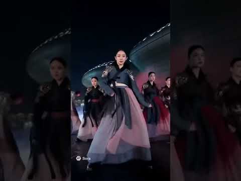 동대문 패션위크에서 선보이는 한국의 전통한복 #kpop #korea #hanbok