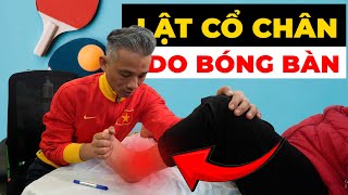 Sprained Ankle While Playing Table Tennis: Sports Doctor Explains How to Recover | Starsmec Sport...