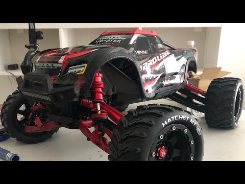 Traxxas MAXX VITAVON Suspension Shock Fix! No more chassis slap, suspension tuning solution problem!