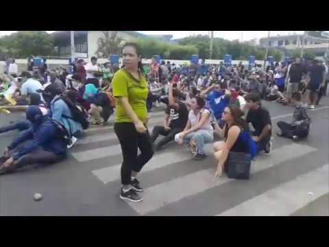 Estudiantes de la UNI protestan por reformas al INSS