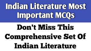 Contemporary Indian Writing In English MCQ Test