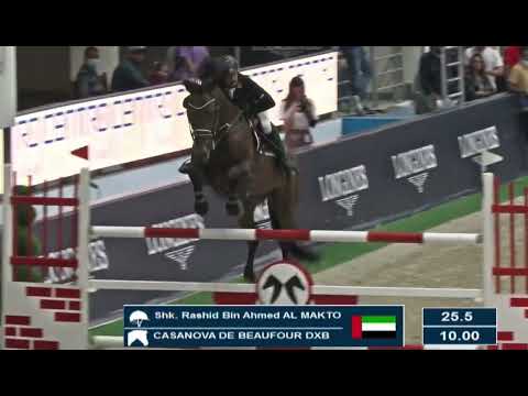 Casanova De Beaufour DXB (CSI3* Sharjah Indoor Centro Accumulator with Joker)