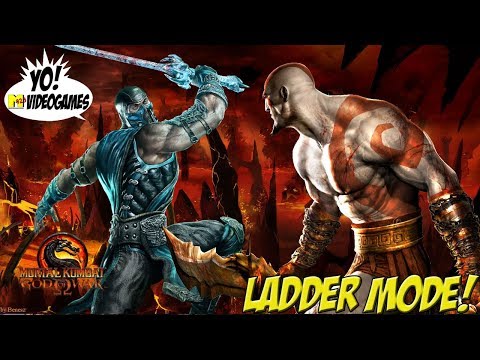 Mortal Kombat 9! Kratos Ladder Matches! - YoVideogames