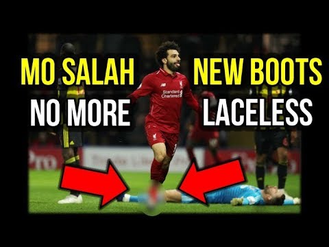 MO SALAH DISCOVERED THAT HE HATES LACELESS BOOTS!