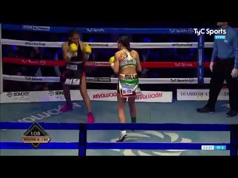 Yudica vs millan  choque de cabezas accidental