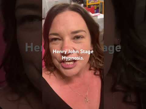 Henry John Stage Hypnosis video.