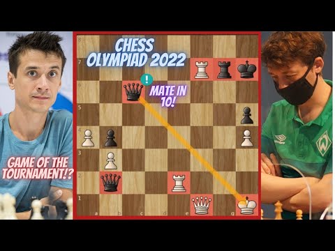 GM McShane Finds a Brilliant “Mate-In-10” Combination♟️🔥!! || CHESS OLYMPIAD 2022 🇮🇳