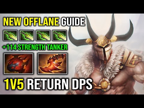 CRAZY 1v5 Retaliate Return DPS +114 Strength Centaur Warrunner with Max Tank Double Edge Buff Dota 2