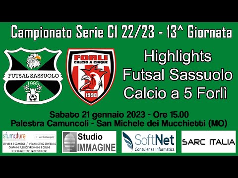Highlights Futsal Sassuolo - Calcio a 5 Forlì [G13 Serie C1 22/23]