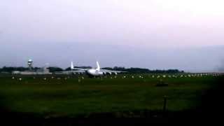 preview picture of video 'Antonov An-225 Mriya take off from Shannon 2200hrs 22nd May 2013'
