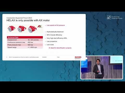 HELAX - der rekuperative Antrieb - Construction Equipment Forum 2023