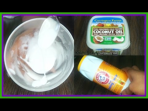 USE COCONUT OIL AND BAKING SODA | LOOK  3-5 YEARS YOUNGER | MINIMIZE LINES+WRINKLES |  Khichi Beauty