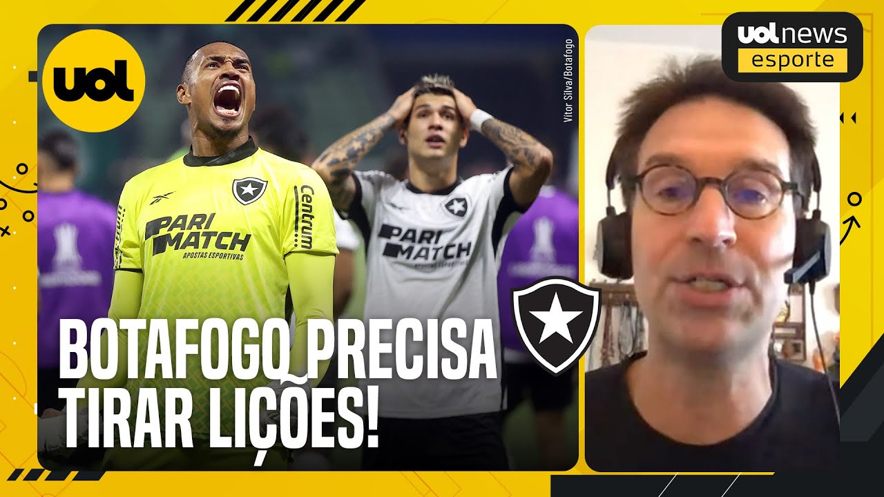 BOTAFOGO FALHOU CONTRA O PALMEIRAS? SE TIRAR LIÇÕES PODE SER FAVORITO NAS DUAS, DIZ ARNALDO RIBEIRO