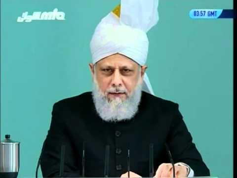 (English) Friday Sermon 8th April 2011, Companions of the Promised Messiah (on whom be peace)