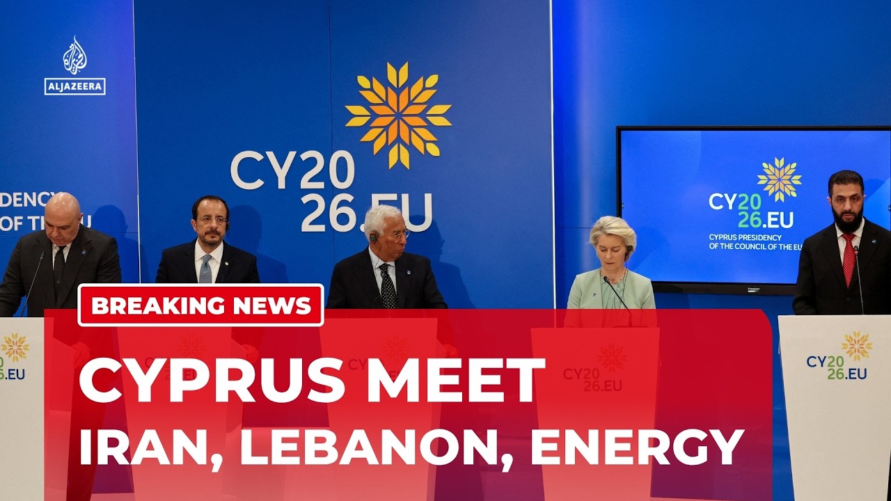 EU, Arab leaders meet in Cyprus on Iran, Lebanon, energy crisis