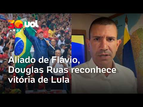Douglas Ruas reconhece reeleição de Lula e afirma que governará para todo o Rio; veja vídeo