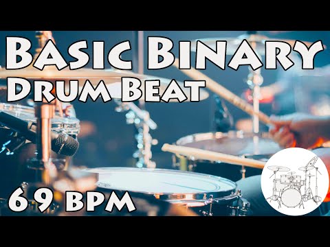 Play along drums - Binary 69 bpm // Batería Para Tocar - Binario 69 bpm