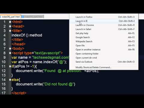 Javascript-IndexOf() method() | TechSeeds