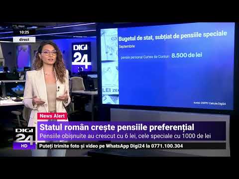 Știrile orei 10 la Digi24 - 11 octombrie