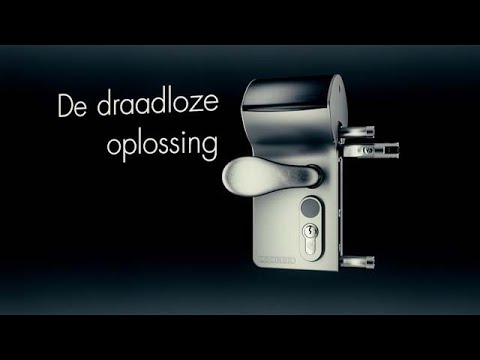 Dia 3 - Batterijgevoed Codeslot VALENTINO - profiel 40-60mm - kruk 3006C + cilinder - RAL9005 (video)