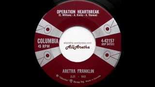 Aretha Franklin - Rock-A-Bye Your Baby With A Dixie Melody / Operation Heartbreak - 7″ Canada - 1961