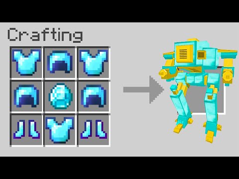 Jay Hindi Gaming - Minecraft But There Are Custom Robots