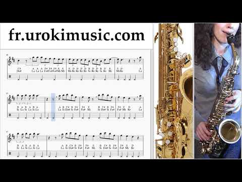 Comment Jouer du Saxophone Alto Marshmello ft. Bastille - Happier Tab Tablature um-i829