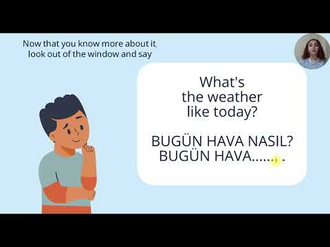 Weather Conditions in Turkish