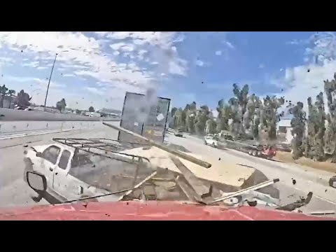 Dashcam video captures deadly crash on 10 Freeway in Ontario