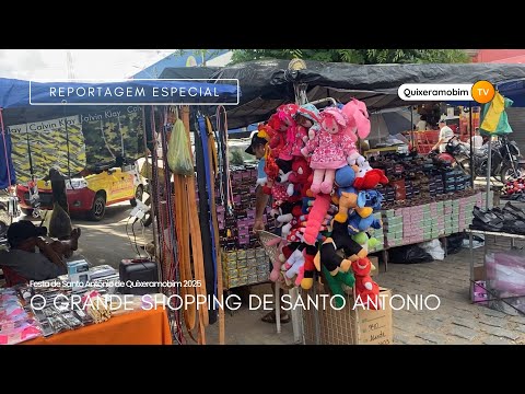 Caminhando pelo o Shopping Santo Antônio | Festa de Santo Antônio 2025 | Quixeramobim TV