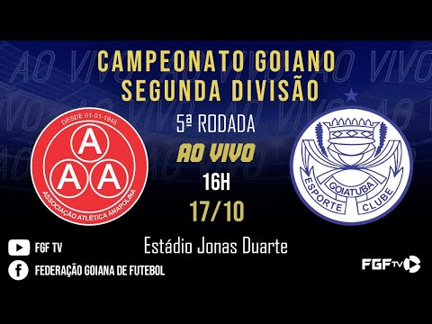 CAMPEONATO GOIANO SEGUNDA DIVISÃO - ANAPOLINA X GOIATUBA