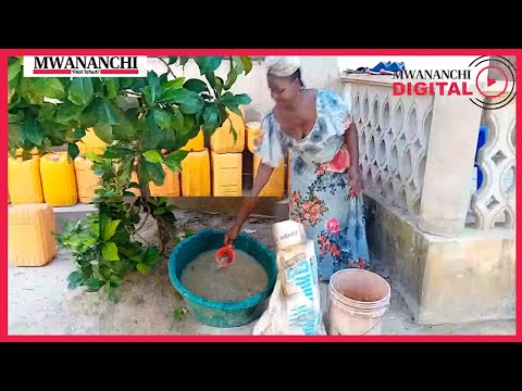 Wachanganya maji na saruji ili yawe masafi, wananchi wafunguka kiundani