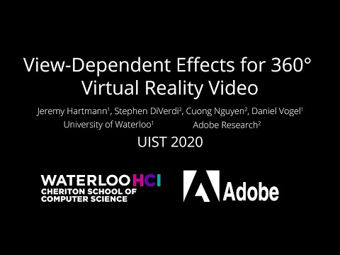 Thumbnail for 'View-Dependent Effects for 360° Virtual Reality Video'