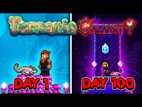 Surviving 100 Days as a Summoner on Calamity Revengeance Master Mode! - THE MOVIE