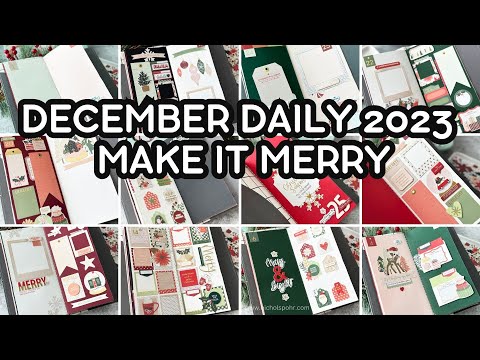 Make It Merry December Daily Traveler's Notebook (Spellbinders)