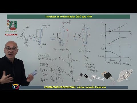 Como funciona transistor NPN con detalle (Clase 42)