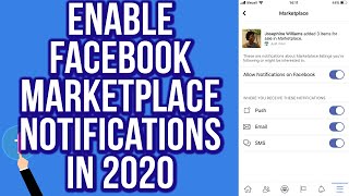 How to Enable Facebook Marketplace Notifications