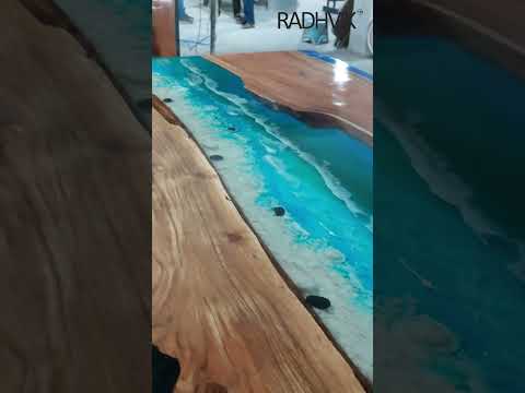 Epoxy Resin River Dining Table Top