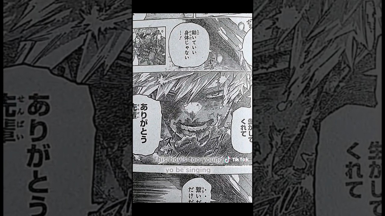 The return of a hero #bnha #mha #anime #manga #bakugou #katsukibakugou #deku #midoriya #allmight