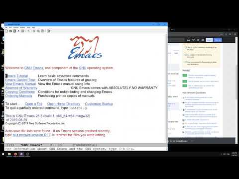 Basic key commands and customizations for emacs