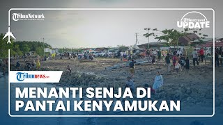 Warga Kutai Timur Padati Pantai Kenyamukan seusai Lebaran, Menikmati Momen Liburan dengan Keluarga