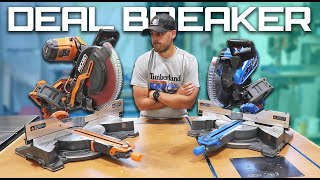 I ALMOST took this Saw Back. // RIDGID & Delta Dual Bevel Sl