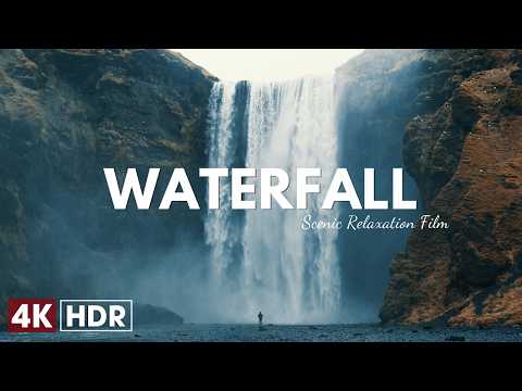 Fascinating Waterfalls of the World in 4K HDR - Natural Relaxation Video