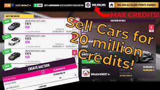 HOW TO SELL CARS FOR 20 MILLION CREDITS IN FORZA HORIZON 5! BEST LEGIT MONEY MAKING METHOD!