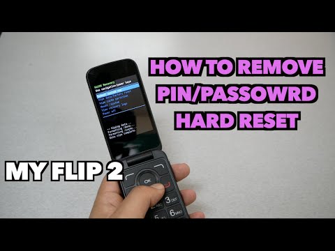 Alcatel TCL my flip 2 How to hard reset removing PIN/Password